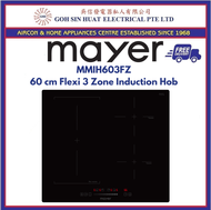 Mayer 60 cm Flexi 3 Zone Induction Hob MMIH603FZ