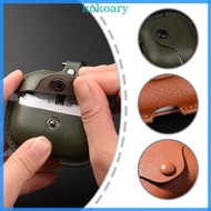 KOK Stylish Leather Earphone Case Protective Earbud Cover Portable Earbud Protector  Installs for Ea