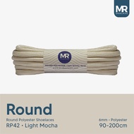 MR Shoelaces RP42 Light Mocha (Young Brown) Round Shoelaces Big 6mm Shoelaces 90cm 100cm 120cm 150cm