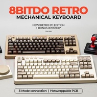 DISC PRICE - 8BitDo Retro PC Wireless 87 Keys Hotswappable Mechanical Keyboard