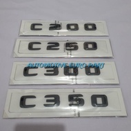 C200 C250 C300 C350 EMBLEM FOR MERCEDES BENZ BLACK HIGH QUALITY