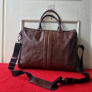 TAS SELEMPANG KANTOR PRIA WANITA RENOMA PARIS KULIT ASLI SECOND IMPORT