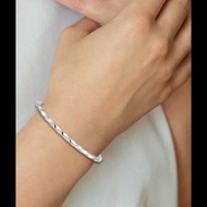 Tiffany&Co Taxco純銀扭轉手鐲