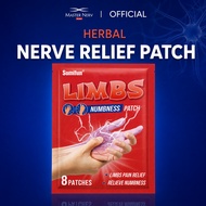 【MASTER NERV】Herbal Numbness Relief Patch Far Infrared Saffron Ginseng Angelica Tingling Support 草本麻