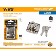 50931 - YIAD Drawer Lock 2.8CM Cabinet Lock with Keys