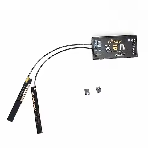 FrSky X6R 2.4G 16CH SBUS Receiver PCB Antenna Smart Port Data Return for Taranis X9D Jumper T16 T18 