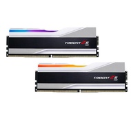 32GB (16GBx2) DDR5 6000MHz RAM (หน่วยความจำ) G.SKILL TRIDENT Z5 RGB (INTEL XMP) (METALLIC SILVER) (F5-6000J3238F16GX2-TZ5RS)