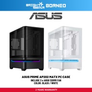 ASUS PRIME AP202 MATX Pc Case - Black / White