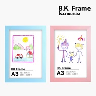 Minimalist Photo Frame 1 Inch Wide Wood a3 12x15 12x16 12x18 10x15 Blue Pearl-Coated Tassel The Fact