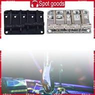 WIN 4 Strings Bridge Saddles Zinc Alloy Tailpiece Electric Bass Bridge Replacements