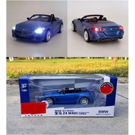 1:30 BMW Z4 M40i Supercar Alloy Car Model Diecast Metal Toy Sound And Light High Simulation Kereta K