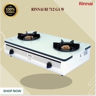 RINNAI 2-BURNER GAS STOVE RI 712GA W - WHITE/RI-712GAW/ RI712GAW/RI 712 GA W/712GAW/ OFFICIAL WARRAN