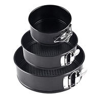 Cake Molder set of 3 Non - Stick Cheesecake Pan Leakproof Round Cake Pan Set Includes 3 pieces