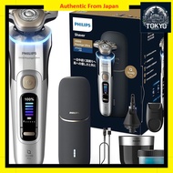 "Philips i9000 Prestige Gentle Electric Shaver for Men - 72 Blade Rotary System with Cleaning Statio