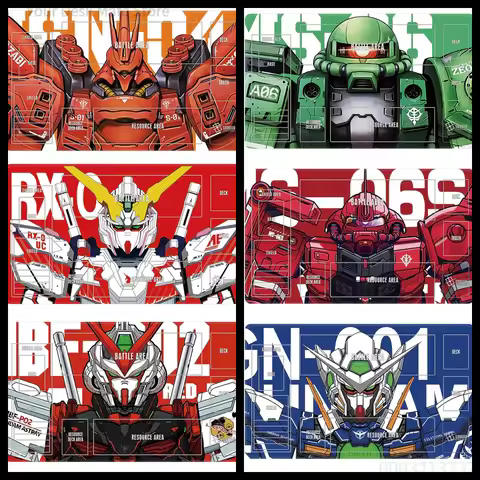 Amuro Ray Haman Karn Cartoon TCG Unicorn Gundam Single-player Card Playmat Rubber Set Exchange Battl