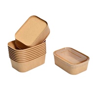 Amazing Thick Kraft Paper Square Run Fast Food Box, House Paper Bowl D82