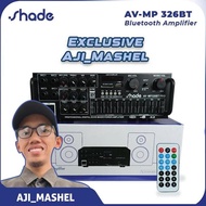 [Exclusive Aji_Mashel] Shade Amplifier Power Bluetooth Av/Mp 326Bt Pro Speaker Full Bass Subwoofer S