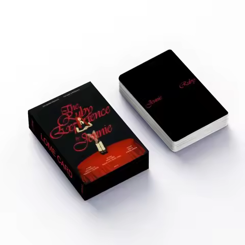 KPOP JENNIE New SOLO Album PhotoCard JENNIE RUBY Album 55pcs/Box Non Repetitive Photocards JENNIE Fa