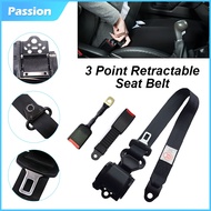 3 Point Universal Retractable Seat Belt Auto Car Safety Seat Lap Belt Set Seatbelt Car Safety Seat B