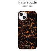 【kate spade】iPhone 15系列 MagSafe 精品手機殼 華麗玳瑁/ iPhone 15