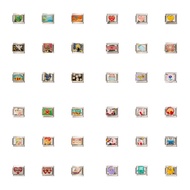 FMTTM Italian Charm Links Beads Stainless Steel Bracelet Jewelry FB2-FB7