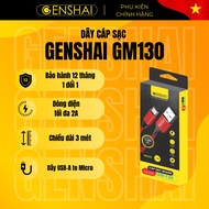 GENSHAI GM130 Micro USB Charging Cable 3m parachute cord I 1 for 1 I