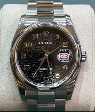 Rolex Datejust 116200 黑色電腦面 紅黑日歷