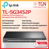 TP-Link TL-SG3452P JetStream 52-Port Gigabit L2+ Managed Switch with 48-Port PoE+