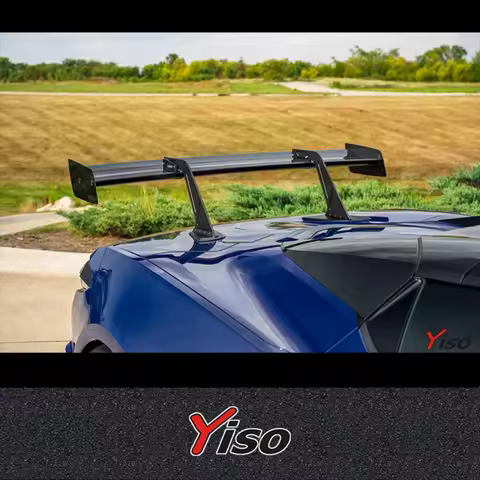 Suitable for Corvette C8 Modified encirclement carbon fiber large rear wing Corvette C8 Aerodynamic 