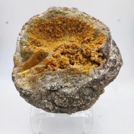 Mora Stone Natural Calsidone Thunder Egg Pattern (2.3 Kg 15x14x10 Cm.)