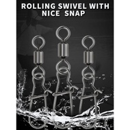 [1PC] Swivel Stainless Steel Connector Pin Fishing Kekili Kili Snap Pin Casting Snap Mancing Softpla