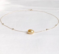 南洋金珠 芥子 項鍊 dt