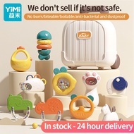 Baby Teething Toys Silicone Chewable Toys Chew Storage Toys Newborn Rattles Storage Toys