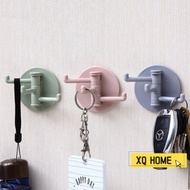 Seamless Adhesive Hook Rotatable Strong Bearing Stick Hook Kitchen Wall Hanger Bathroom Kitchen Hook