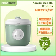 Philips HD3212 /32 rice cooker, Capacity 1.8L, Aluminum alloy inner pot,