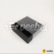 Box Hampers Sekat 4 Tutup Mika Sliding / Box kue/ Box Sovenir/ Box Mooncake/Dus Kue/Kotak Kue