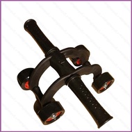 HQ5 4 Wheel Roller Wheel with Auto Return Silent Core Trainer for Outdoor Sports Gym Office Fitness 