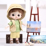 PRESTONRY Ob11 Doll with Clothes, Movable Joints Adjustable Obitsu 11 Clothes Dolls, 1/12 Bjd Doll O