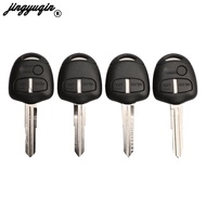 jingyuqin 10pcs/lot Car Remote Key Shell Fob Case Cover For Mitsubishi Lancer Pajero Grandis Evolution Outlander Key 2 B