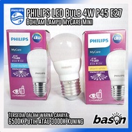 PHILIPS LED Bulb 4W E27 P45 - MyCare Mini LED Light Bulb Philips Light Bulb