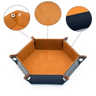 Hexagonal Suede Dice Plate Multi-Color Optional Dice Tray Silent Silencer Dice Foldable Table Simple