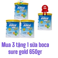 Combo buy 3 get 1 free boca sure gold milk 650gr bone and joint colostrum