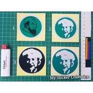 Tok Guru Nik Aziz / Ustaz Azhar Idrus Sticker Cutting Overlapping Reflective #tokguru #nikaziz