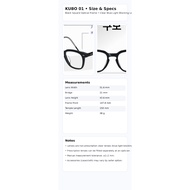 Gentle Monster KUBO 01 Optical Frame