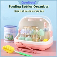 Goodbata Baby Feeding Bottle Storage Box Dustproof Tableware Cupboards Container Bottle Drying