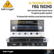 Behringer FBQ1502HD ULTRAGRAPH PRO 15-Band Stereo Graphic Equalizer Rackmount Audio Equalizer Built-