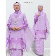[Baju Kurung Moden] KURUNG QUEEN + CAPE (LILAC)