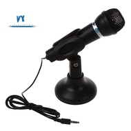 Omnidirectional Laptop PC Computer 3.5mm Network Stand Mini mini  phone Mike Black