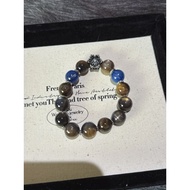Black Gold Backbone Kyanite Bracelet
