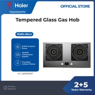 [READY STOCK] Haier 86cm Gas Hob /煤气炉/ Built-in Hob/ Tempered Glass/ Dual Burner/ LPG/ Timer Setting